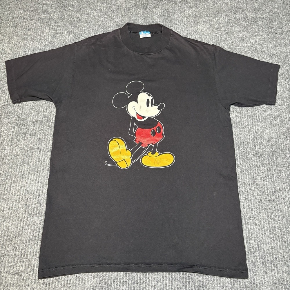 Vintage Disney Mickey Mouse Shirt USA Made Size Large